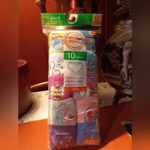Wonder Nation Girls' Briefs - Vibrant 10-Pack